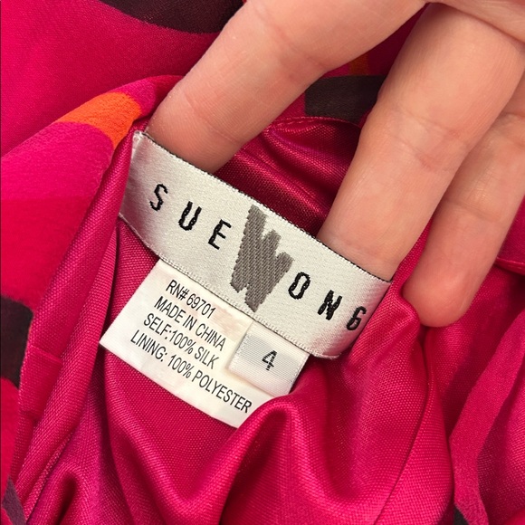 Sue Wong Y2K Silk Dress - Picture 9 of 10